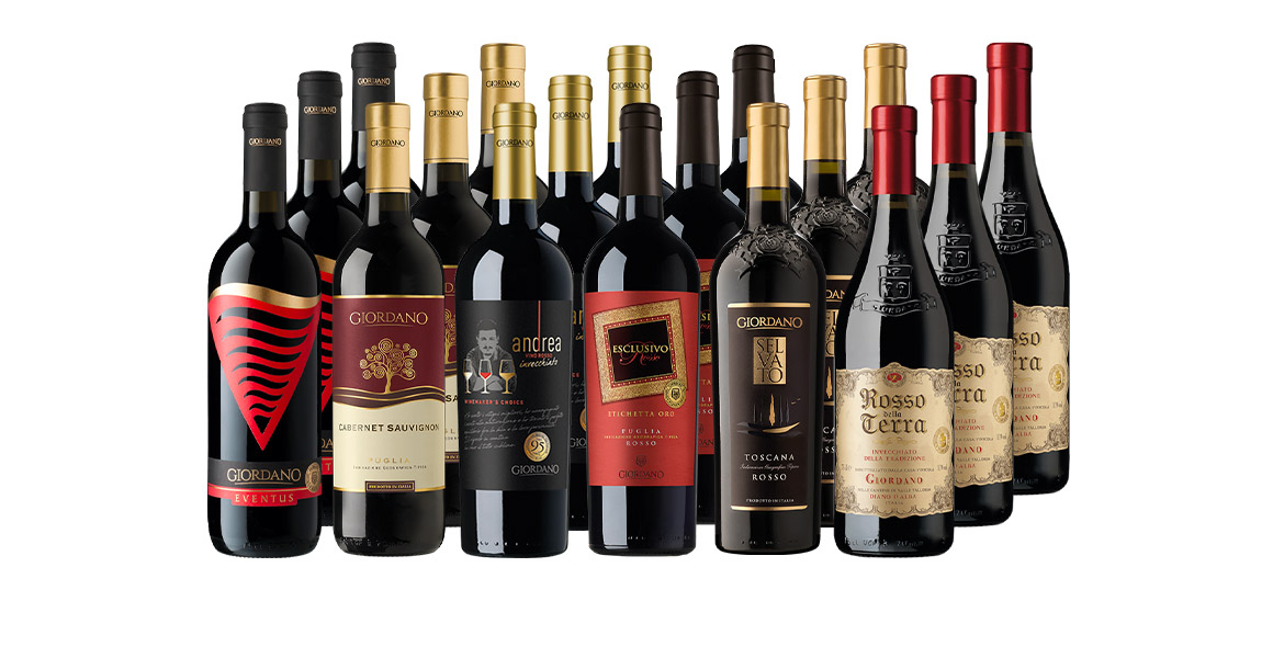 maxi coffret rouges Giordano Vini